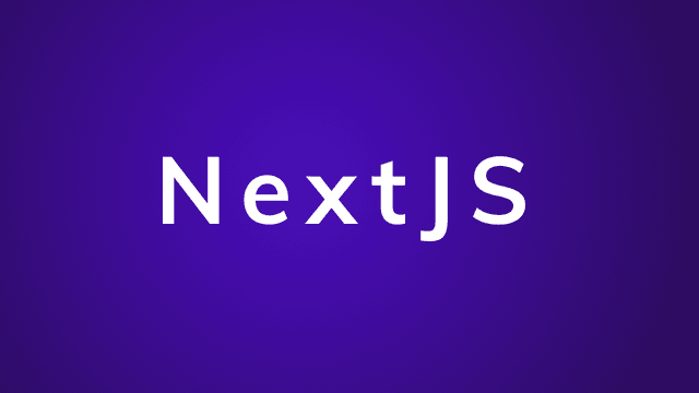 Getting started with NextJS